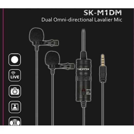 Microfone de Lapela SK-M1DM